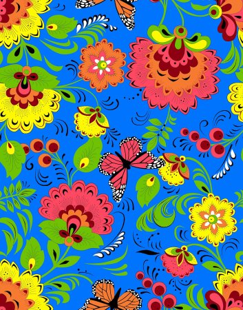 Ситец орнамент