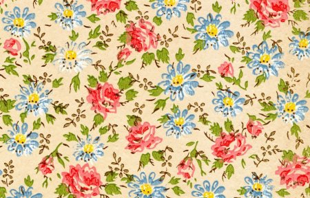 Ткань в цветочек текстура