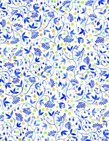 Голубые паттерны