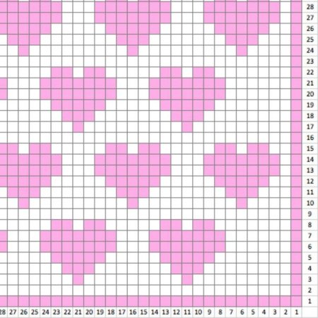 Жаккард сердца