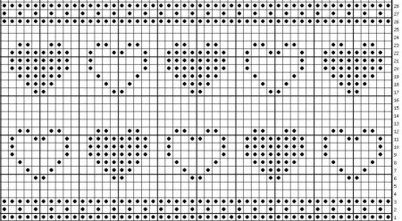 Сердечки филейное вязание крючком схемы