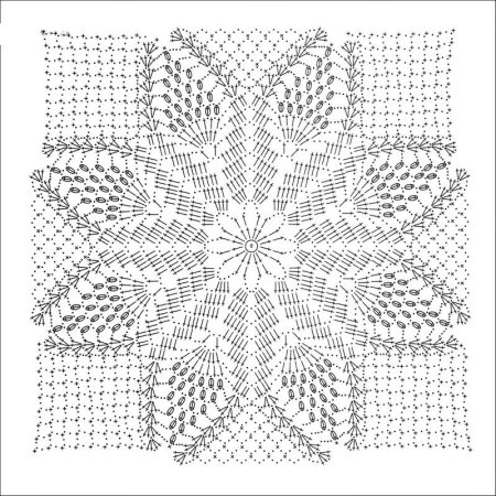 Вязание наволочки для подушки крючком схемы и описание