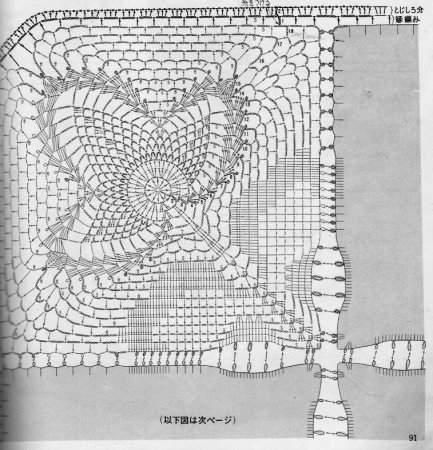 Вязаные подушки крючком со схемами