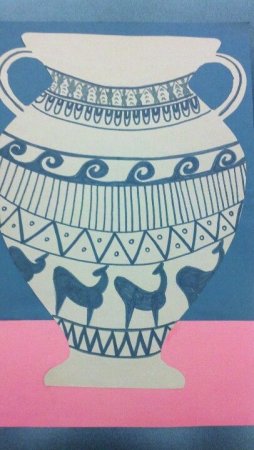 Греческая ваза изо