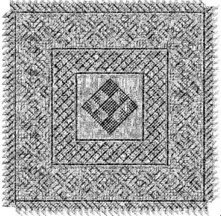 Рисунок Оренбургского пухового платка