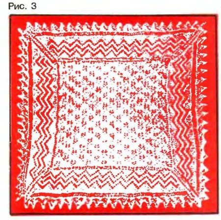 Пуховый платок рисунок