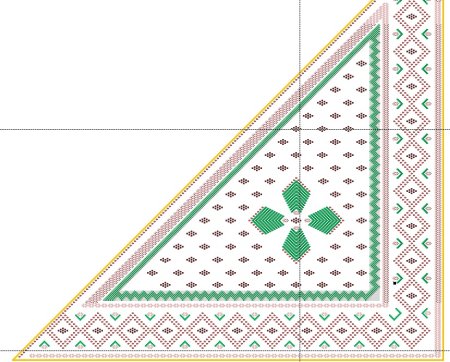 Косынка треугольная