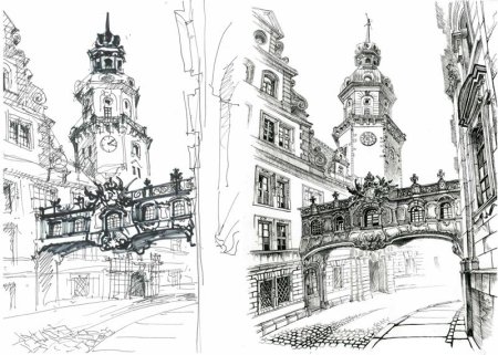 Старый город Графика