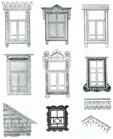 Эскиз наличника