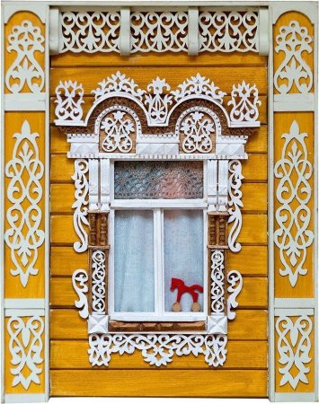 Домовая деревянная резьба Абрамцево