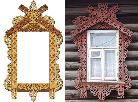 Резные окна