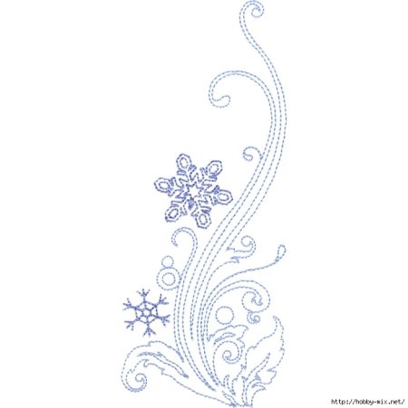 Морозные узоры трафарет