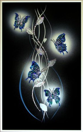 Картины с кристаллами Сваровски