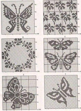 Вязание крючком Филейка схемы