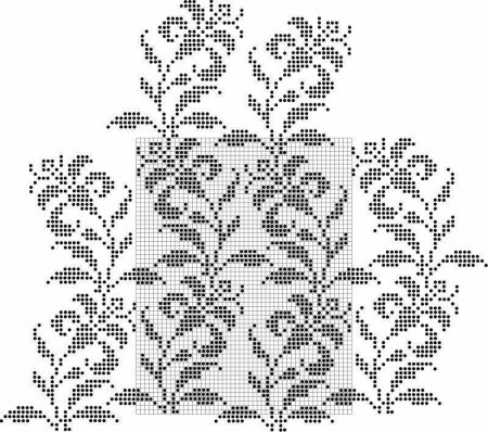 Жаккард чертополох схема