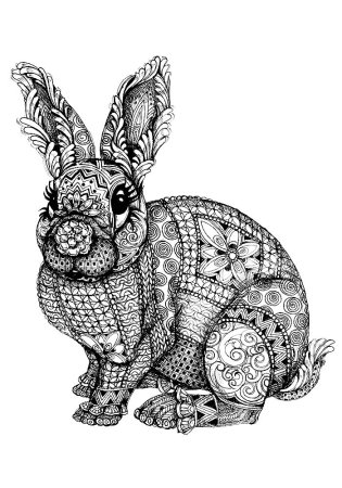 Белка Зентангл