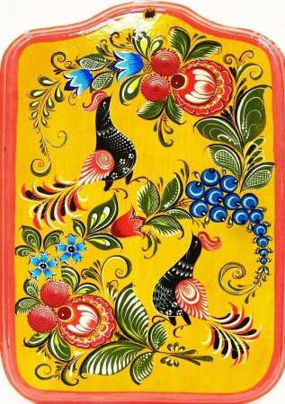 Городецкая и Хохломская роспись