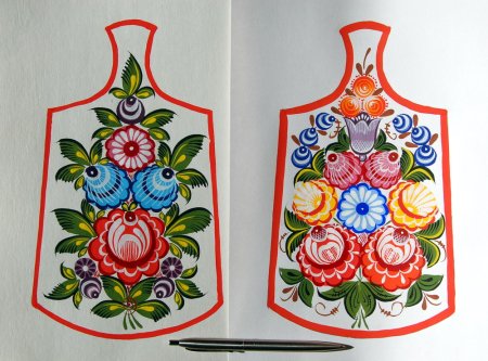 Роспись по дереву Городецкая роспись