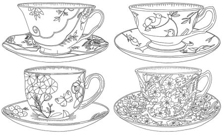 Декоративный узор в круге