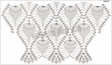 Туника узором ананас