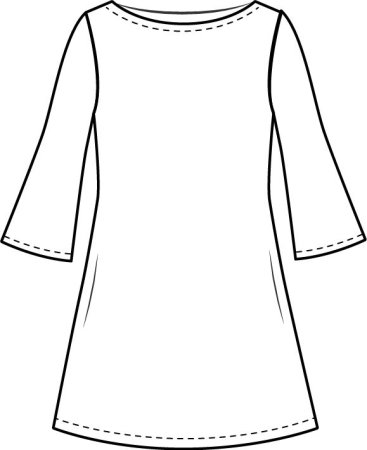 Платье трафареты для детей