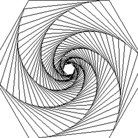 Композиция спираль