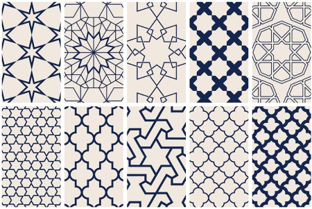 Арабеска марокканский узор вектор