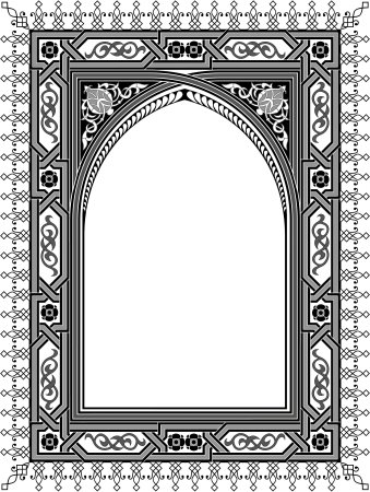 Орнамент марокканский арки