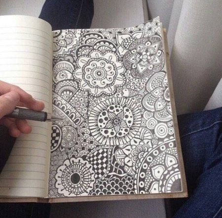 Рисунки для блокнота легкие