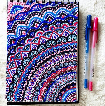 Раскраски антистресс перья