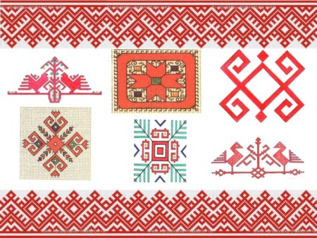 Мордовский эрзя национальный узор