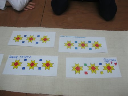 Рисование чувашских узоров в старшей группе