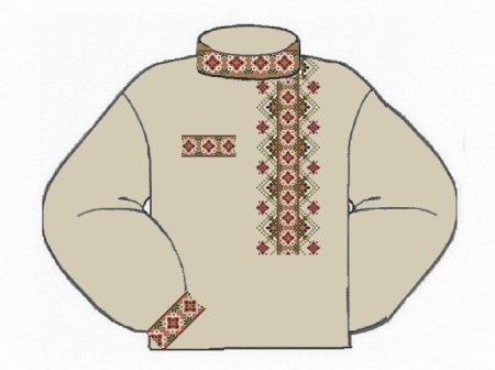Орнамент русской рубахи мужской