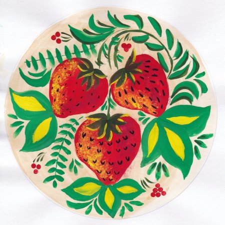 Растительный орнамент в круге