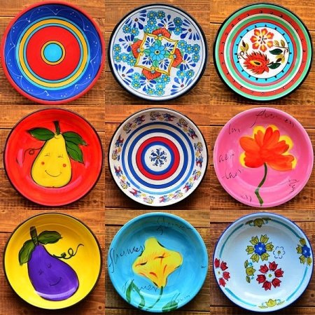 Расписные тарелки для детей