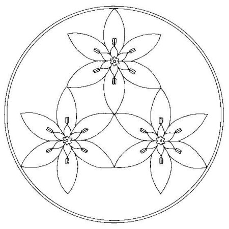 Орнамент на тарелке легкий