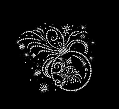 Узоры из страз