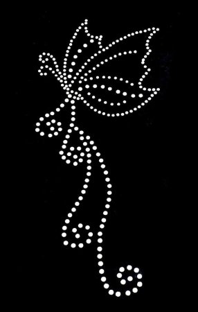 Орнамент стразами