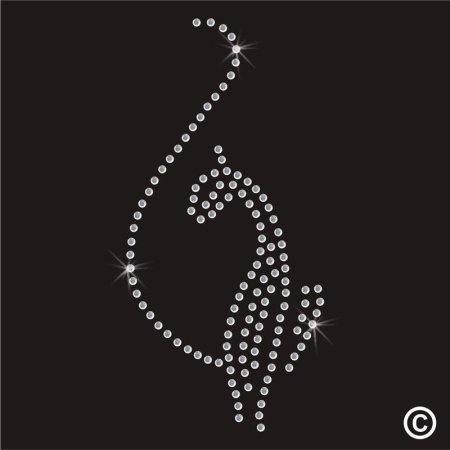 Трафарет из страз