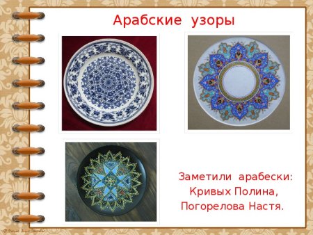 Проект по математике узоры на посуде