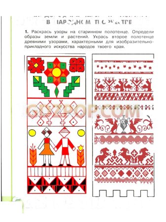 Изображения орнаментов русской вышивки