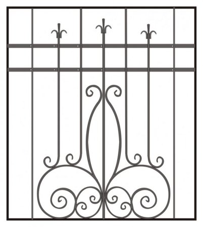 Решетки на окна холодная ковка