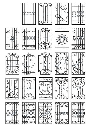 Решётки на окна эскизы