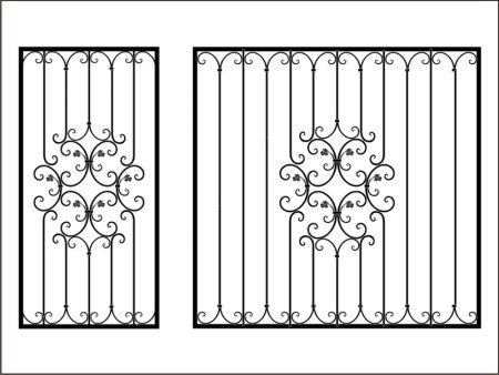 Кованые решетки эскизы