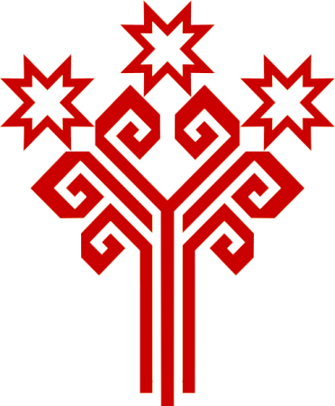 Чувашский узор солнце