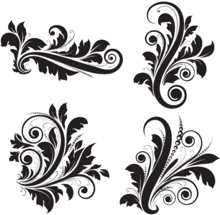 Растительные узоры и орнаменты