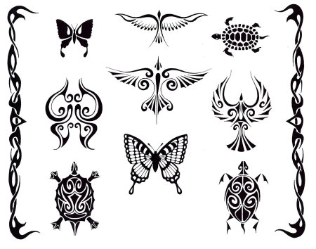 Тату узоры для девушек