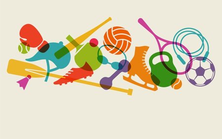 Орнамент спорт цветная