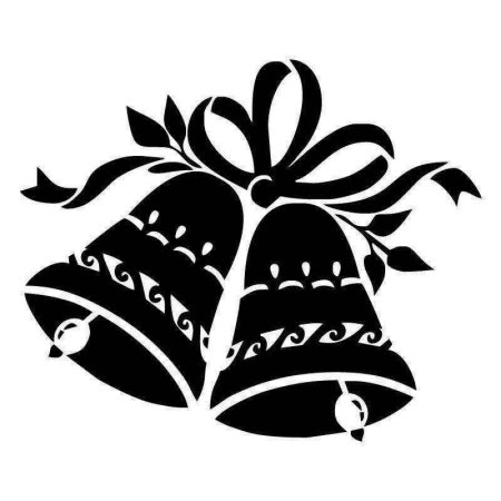 Рождественские колокольчики раскраска