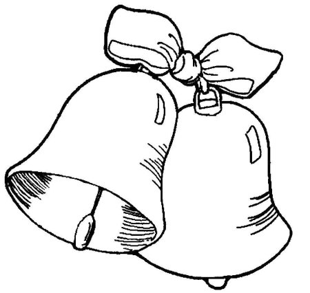 Раскраска колокольчик цветок